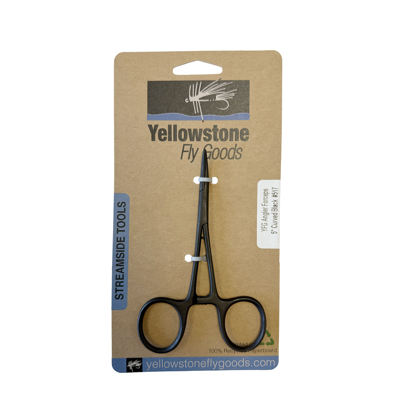 5" Forceps - Black Curved