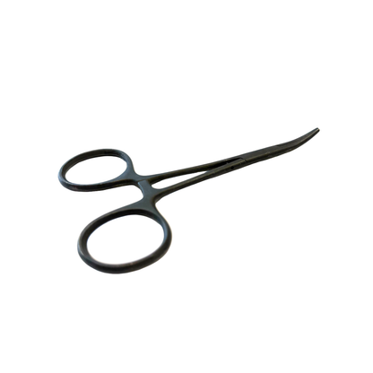 5" Forceps - Black Curved