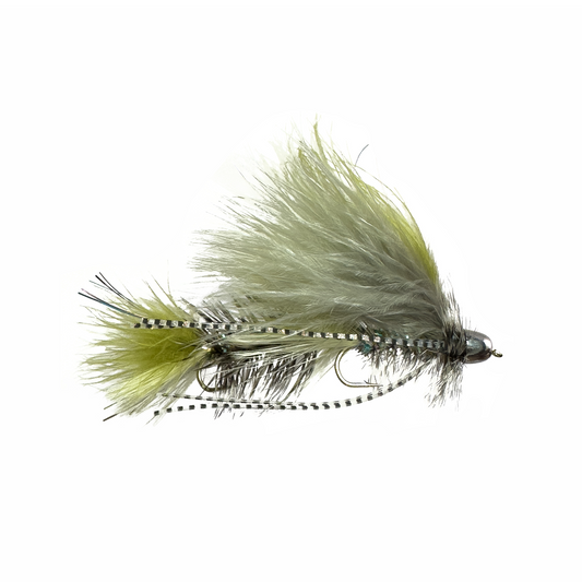 Majerus's 2 Hook Johnnie - Olive/Grey #4